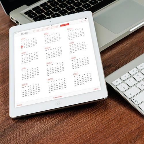 ipad calendar